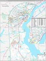 New Castle, De Carrier Route Wall Map